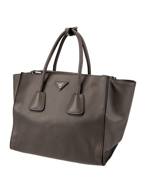 prada city calf large twin pocket tote|Prada City Calf Pocket Tote .